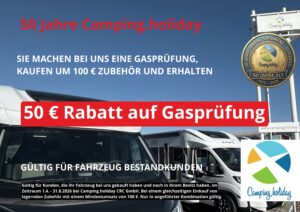 In unserem Jubiläumsjahr erhalten unsere Bestandskunden eine tolle Aktion für Gasprüfungen bei uns im Haus