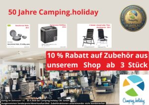 Tolle Aktionen in unserem Zubehörshop in unseren Geburtstagsmonat