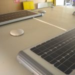 Einbau von Solarzellen